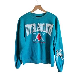 Bioworld Atsuko Hunter X Hunter Blue Hunter Association Pullover Sweatshirt